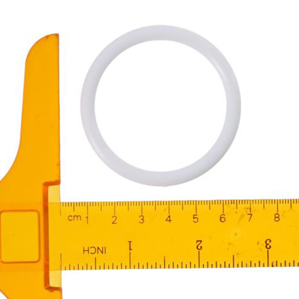 30pcs Plastic White Rings Hoops White Dream Catcher Circle for DIY Art Crafts