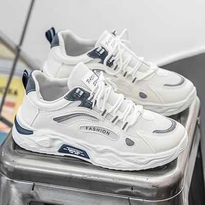 Мужские кроссовки Air Mesh, дышащая платформа, теннисные туфли, новые нескользящие кроссовки для бега, повседневная спортивная обувь для папы, модная обувь для мужчин