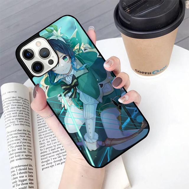 Чехол для телефона Genshin Impact Венти Для Apple iPhone 17 Air Pro Max Plus Чехол для iPhone 17 Air 14 15 16 13 12 Max
