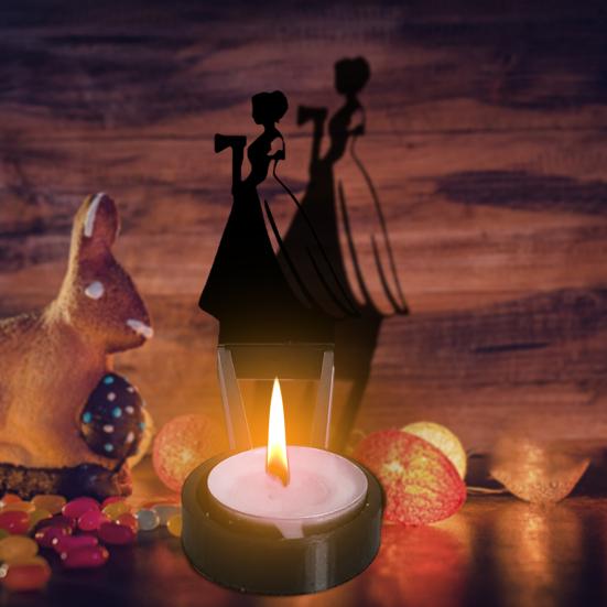 Подсвечник ужасов на Хэллоуин для женщин, череп ворона, свеча, заклинатель теней, украшение, подставка для свечей Tealight