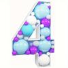100CM Mosaic Number Frame 0-9 Balloon Filling Stand Number Marquee Frame Baby Shower Birthday Anniversary Party Decor