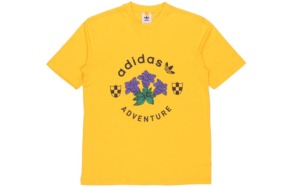 Adidas Originals Adventure T Shirt Men's Sunlight Yellow GD5607