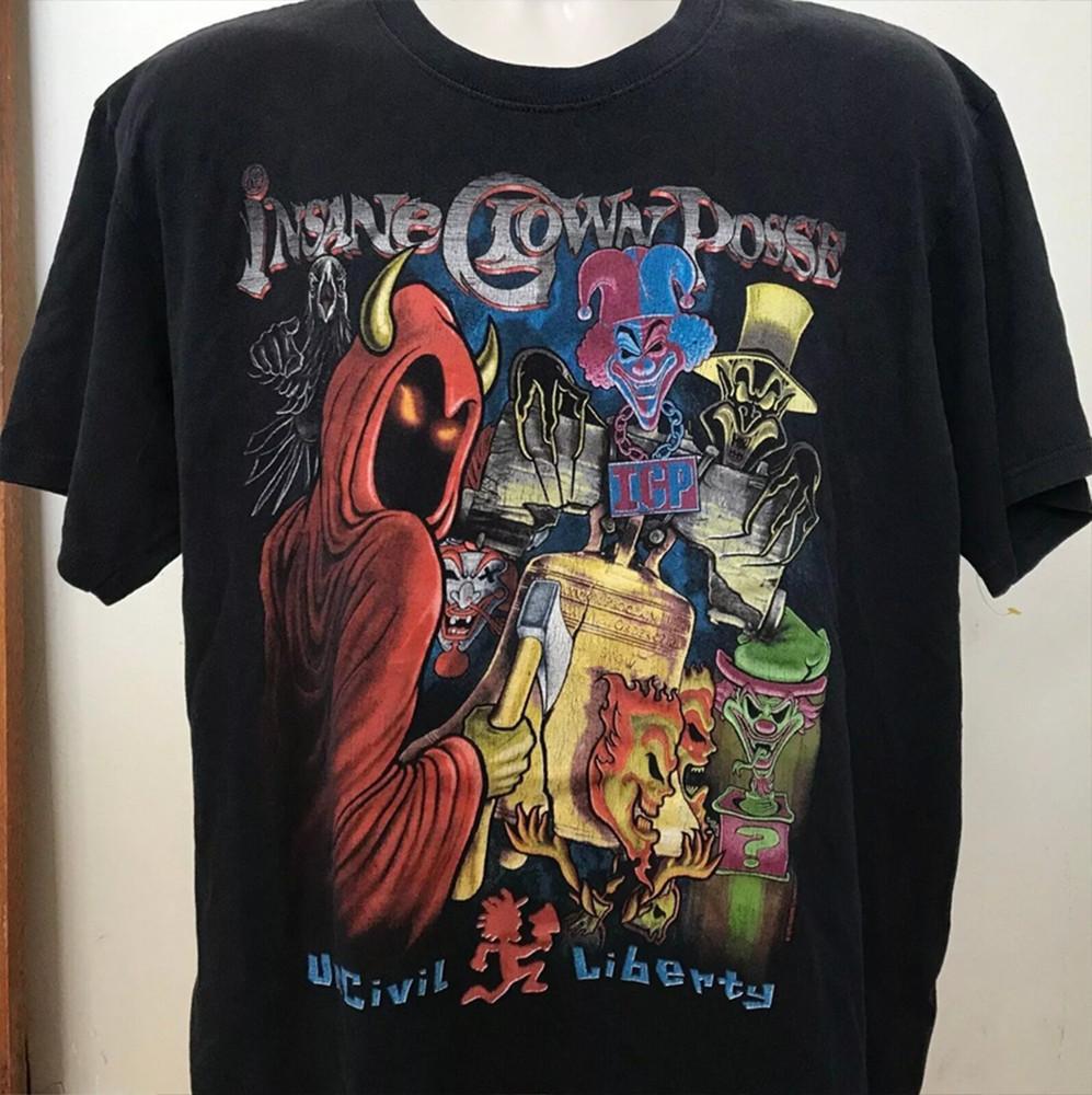 КОЛЛЕКЦИЯ Insane Clown Posse Футболка Размеры S-5XL Хлопок Мужская DO433 Унисекс Футболка