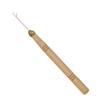 3pcs/set Wooden Handle Hook Needles Metal Micro Hook Crochet Hook  for Making Wigs