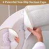 Подушка для ванны, роскошная подушка для ванны, очень мягкая и удобная, для поддержки головы, шеи и спины, с 4D-сеткой