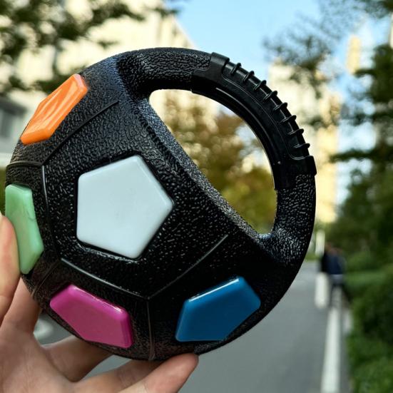 Мяч для собаки с ручкой пищащий интерактивный мяч для апортировки резиновый питомец футбольный мяч успокаивающий мяч плавающая водная игрушка для дрессировки пород собак агрессивные грызуны