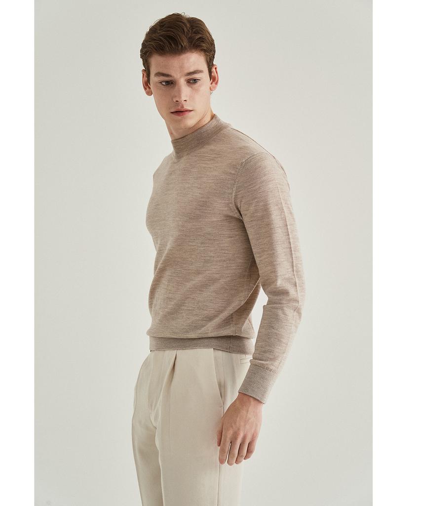 IOLO Royal Semi Mock Neck_Beige