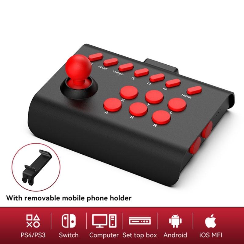 Игровой джойстик Проводной-Совместимый с Bluetooth/2.4G Подключение Аркадная игровая консоль Рокер для