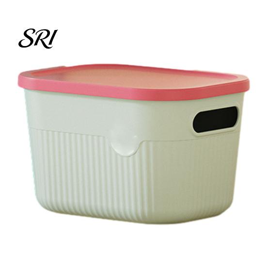 Balcony Gardening Supplies Container Storage Box with Handle And Lid Organizer Space Office Saving Stackable for Kitchen Bedroom Dormitory