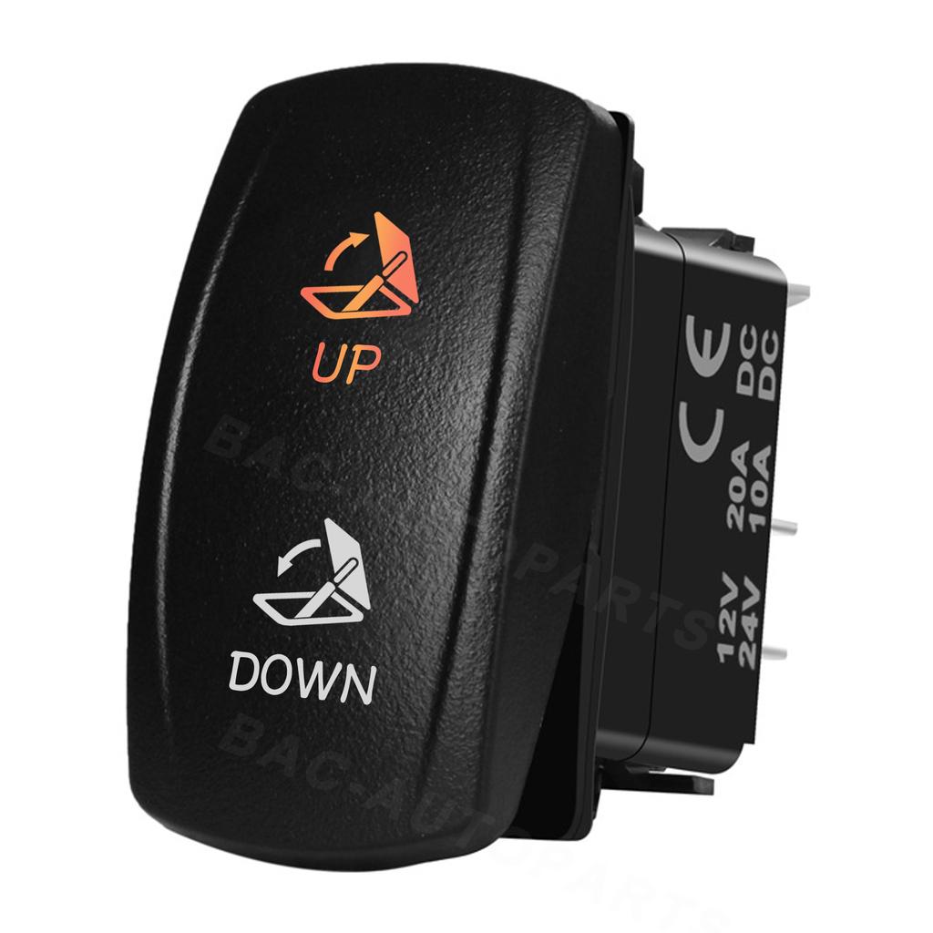 12V/24V Waterproof Backlit Marine Rocker Switch For Yacht Fishing Boat Sailboat Cruiser Navigation Anchor Lighting Fuel System Battery Switches5