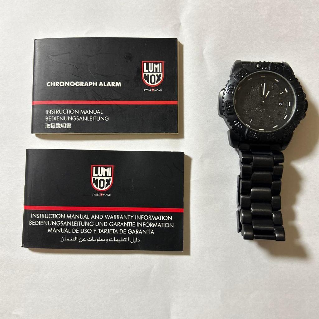 Б/у LUMINOX ХРОНОГРАФ БУДИЛЬНИК Черный