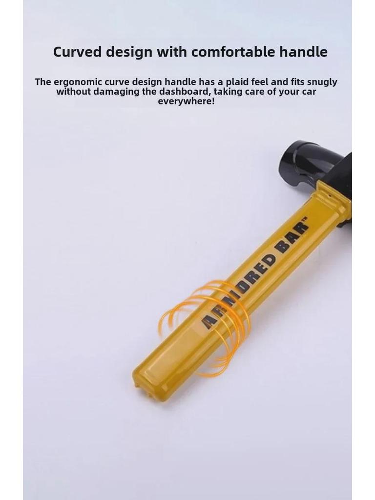 T-Type Heavy-Duty Car Steering Wheel Lock: Multi-Function, Anti-Theft, Metal Baseball Lock with 2 Keys