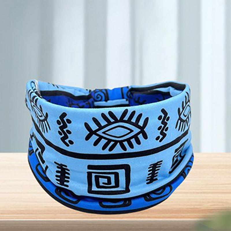 Модная хлопковая эластичная повязка на голову с африканским узором и принтом в виде крученой резинки для волос, широкие повязки для волос, бандана, тюрбан, повязка на голову