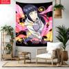 Hyuga Hinata Custom Name Tapestry Personalized Wall Art Hanging Bohemian Home Decor for Bedroom Dorm Living Room