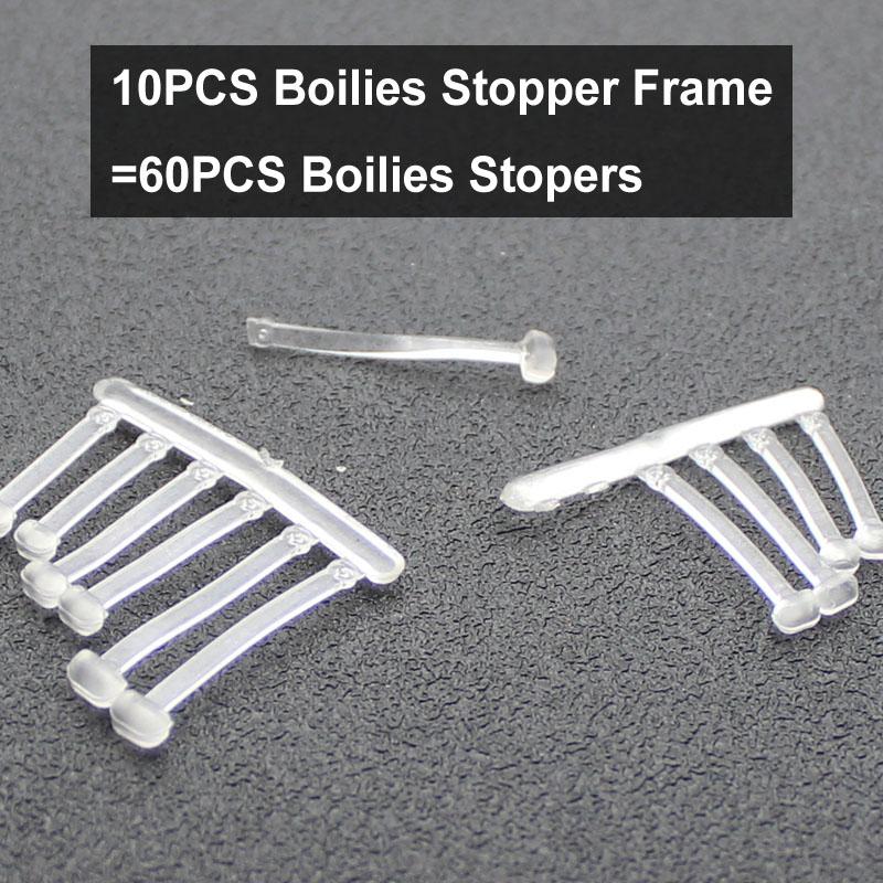 10 комплектов = 60 шт., вставки для бойлов для ловли карпа, оснастки для волос, упоры для рыболовной приманки, стопоры для приманки для волос, всплывающие пробки, аксессуары для ловли карпа