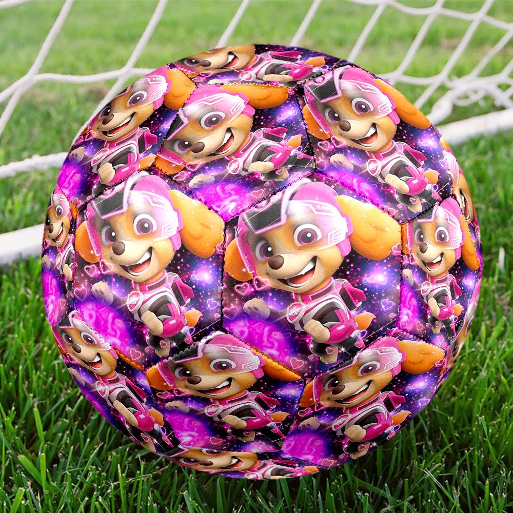 PAW Patrol Print Size 5 Soccer Ball, Standard Match Football for Sports Game and Team Practice, Ideal Gift for Soccer Fans