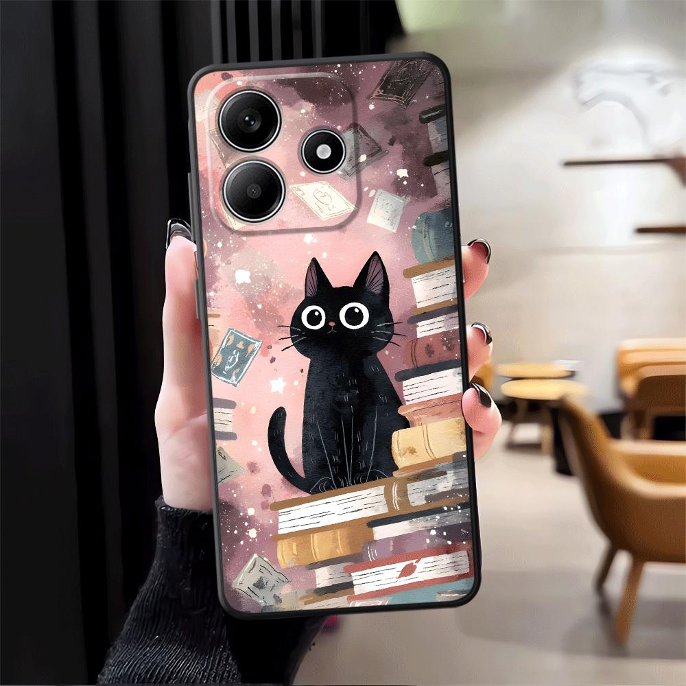 Чехол для телефона для Xiaomi Redmi Note 14 9 8 7 A1 A2 A3 10 11S 14C A4 A5 12S K40 K80 12 11 Pro 12C 13C 13 Pro Plus Мультяшный