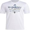 Мужская винтажная футболка с коротким рукавом Adidas Los Angeles Galaxy World Pre-Game