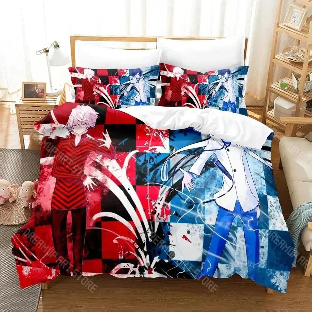 Devil Survivor 2 The Animation Bedding Set Single Twin Full Queen King Size Bed Set Adult Kid Bedroom Duvetcover Sets Anime