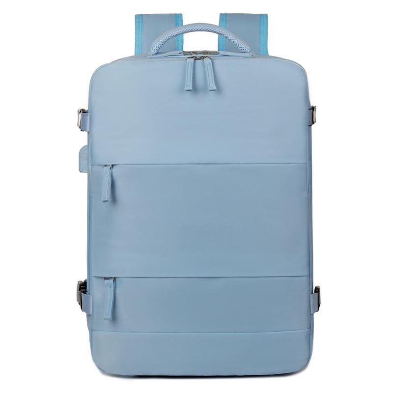 Unisex Business & Travel Backpack - Large Capacity, Expandable, Stylish Design for Short Trips & Laptop Storage