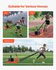 Weight Sled, Steel Power Sled, Fitness Strength Training Sleds for Athletic Exercise Speed Improvement, Workout Fitness Equipment with Handle,