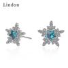 Lindon модные ювелирные серьги пятиконечные женские серьги-гвоздики подарки для свадебной вечеринки