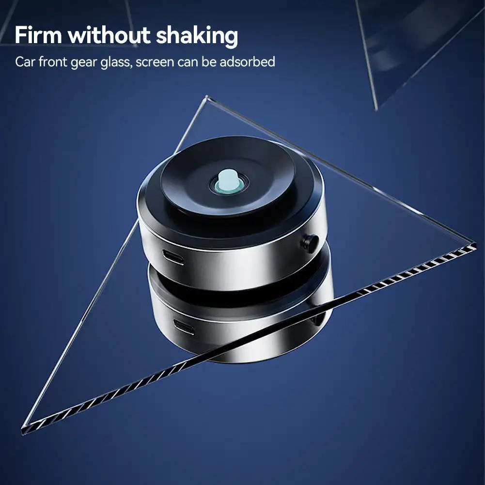 Магнитное притяжение Автомобильный держатель для мобильного телефона Черный технологический универсальный адсорбционный кронштейн Вакуумная адсорбционная стабильность