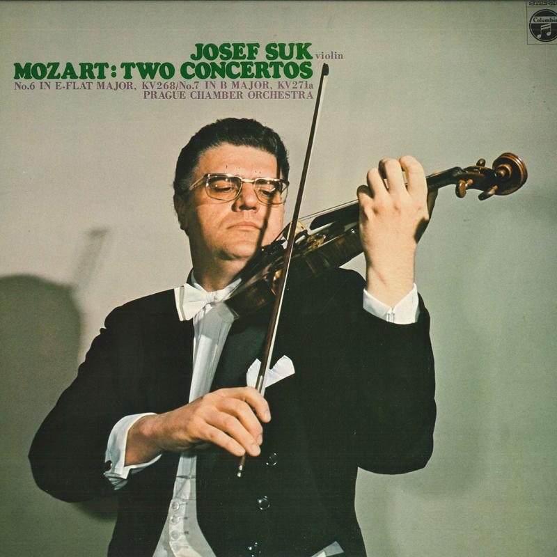 Виниловая пластинка JOSEF SUK - моцарт два концерта №5 №7 OQ7211N COLUMBIA 1974 Япония Классика Б/У
