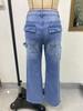 2025 Новые широкие джинсы прямого кроя для женщин - Удобные и модные, в европейском и американском стиле