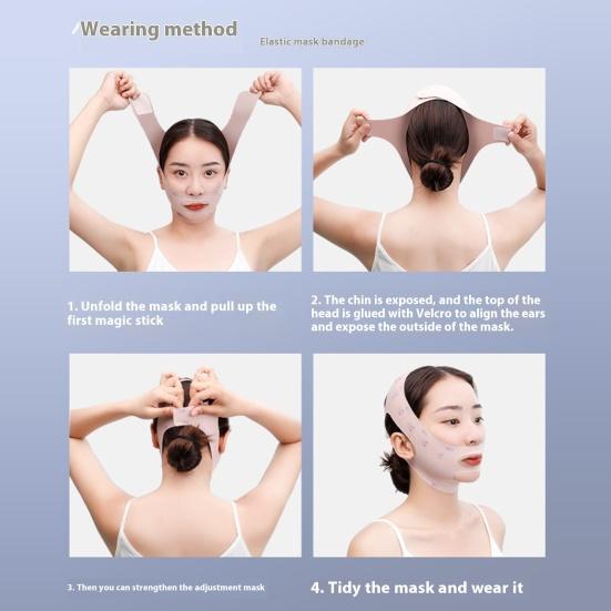 V Line Face Lifting Strap Chin Contouring Strap Double Chin Reducer Jaw Line Sculptor Eliminator Neck Lift Tightening Exerciser