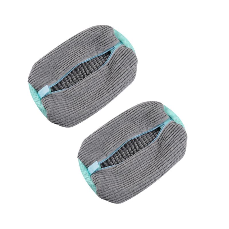 Мешки для стирки Обувной мешок для стиральной машины-на молнии Мешок для стирки с богатым пухом внутри, Идеально подходит для кроссовок и повседневной обуви