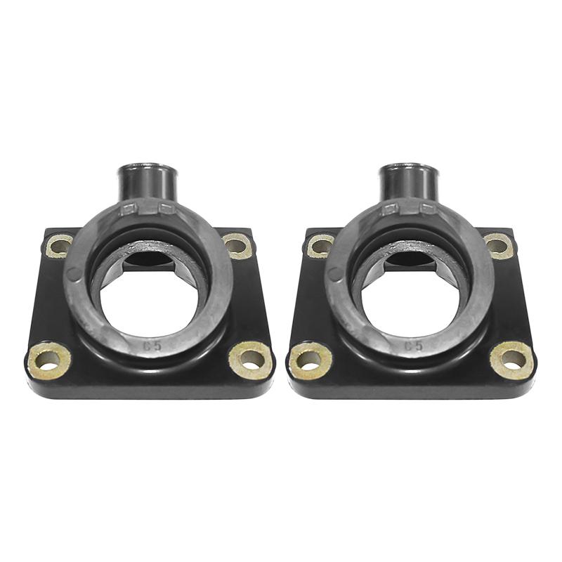 2 pcs Carburetor Intake Manifold Pipe Interface Adapter for Yamaha Banshee YFZ350 YFZ 350 88-06 RD350 RD 350LC 83-89 RZ350 84-85