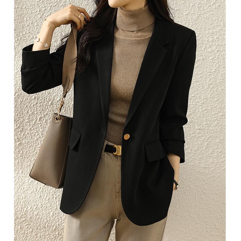 Желтый пиджак, женская осенняя куртка, новые повседневные темпераментные пиджаки в корейском стиле