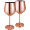 Бокал для вина Highball Bar из нержавеющей стали Модный креативный процесс шлифования Прочный бокал для шампанского