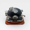 Diving Helmet Black diving helmet Scuba Diving Helmet Diving helmet with wooden base Deep Sea Scuba Diver Helmet Best Gift