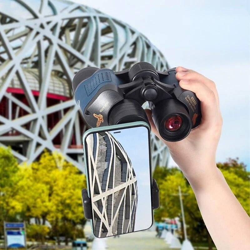 Бинокль для кемпинга 60X60 дальнего действия 15000 м HD телескоп высокой мощности туристический бинокль мощный бинокль дальнего действия для охоты