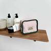 Portable Contrast Color Cosmetic Bag Korean Style Zipper Pouch Solid Color Coin Purse Wallet Lightweight