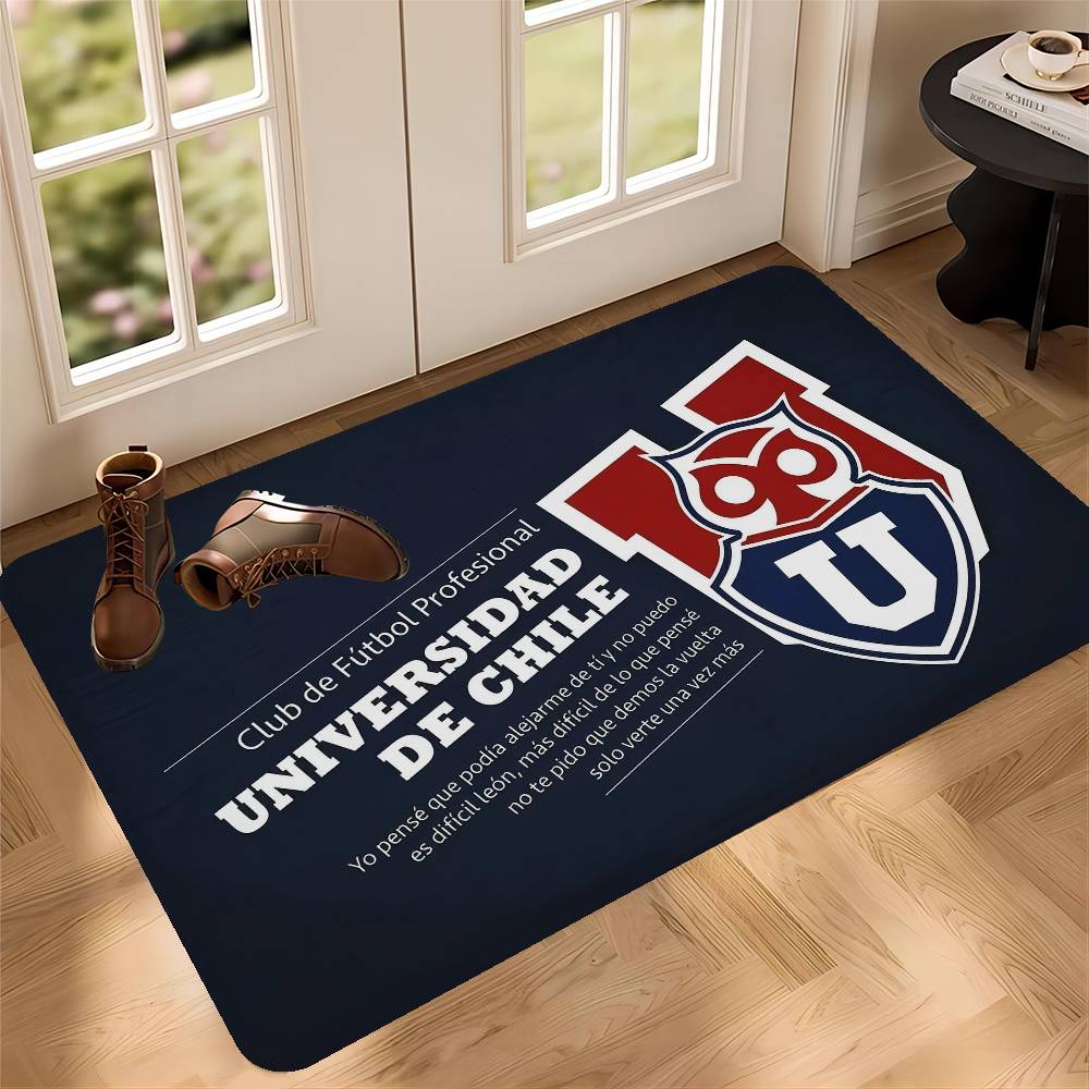 Chile U-University Logo Anime Bathroom Mat Anti-slip Absorb Water Long Strip Cushion Bedroon Mat Welcome Doormat