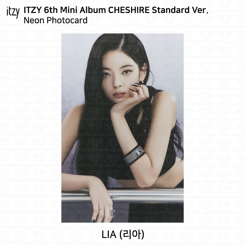 ITZY 6th Mini Album Cheshire Official Photocard Clear Card Neon 4cut Film KPOP