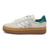 adidas Женские Gazelle Bold 'Off White Silver Metallic Green' Женские JI0328