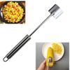 Овощечистка для кукурузы из нержавеющей стали, молотилка для кукурузы в початках, эргономичная ручка, инструмент для быстрого удаления зерен кукурузы для кухни, барбекю