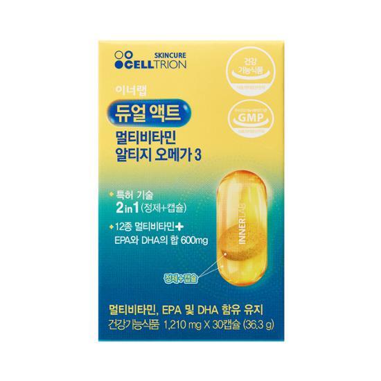 Innerlab Мультивитамины двойного действия Altige Omega 3 30 капсул (запас на 1 месяц)