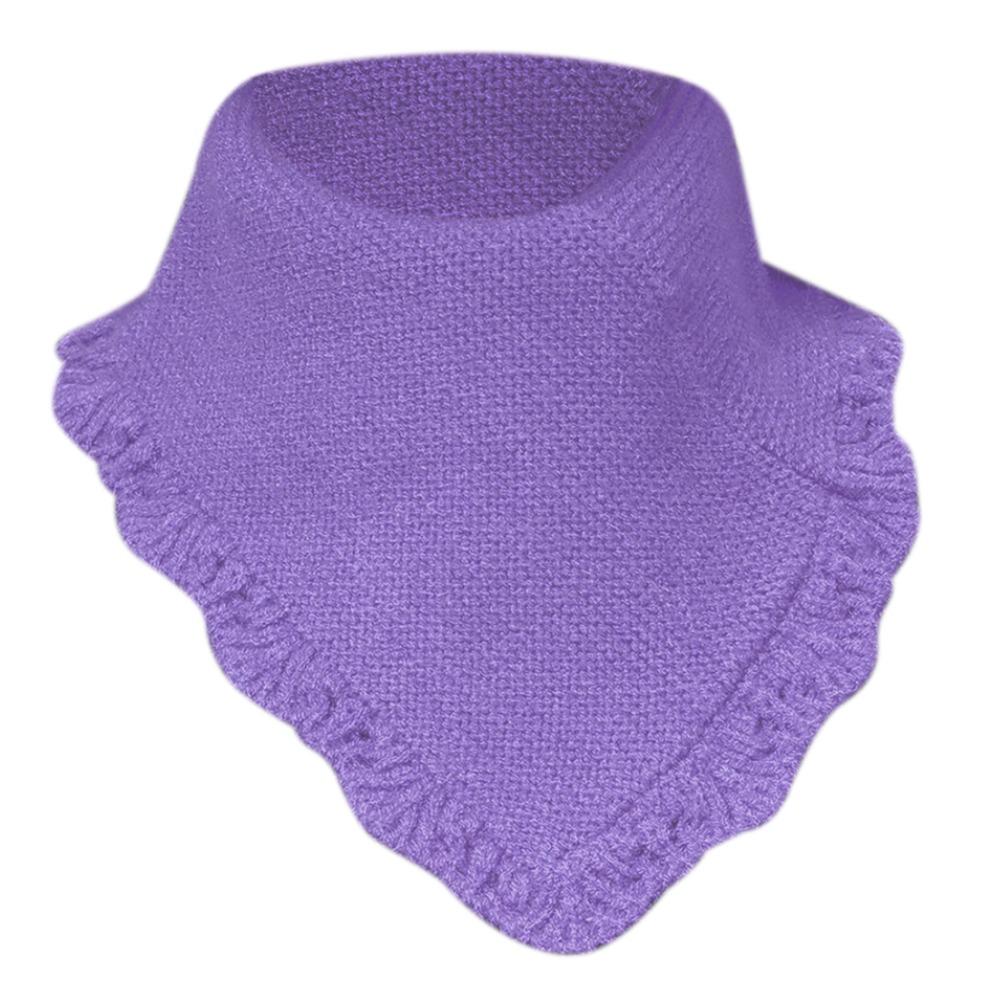 Windproof Knitting False Collar Detachable Triangle Scarf Casual Head Neck Warm Cover Women