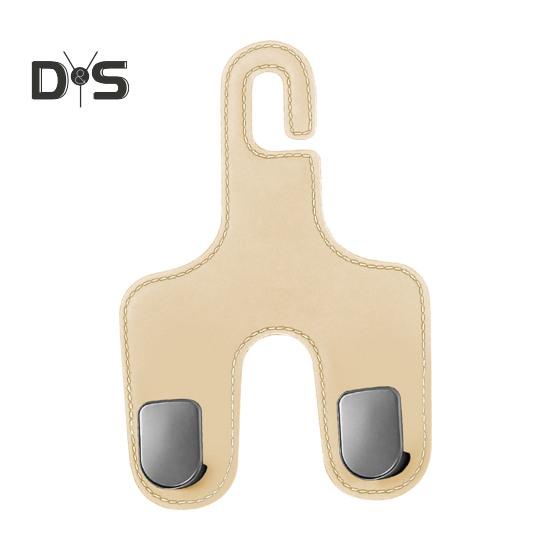 Двойные крючки на спинку автомобильного сиденья, высокая прочность, сильная несущая способность, простая установка, скрытый многофункциональный органайзер для хранения, крючок-вешалка