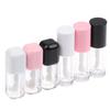 6Ml Empty Transparent Lip Gloss Tubes Big Brush Plastic Lip Balm Tube Lipstick Mini Sample Cosmetic Container Sample Bottle
