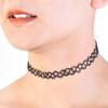 Classic Black Gothic Necklace Choker Gothic Ch12