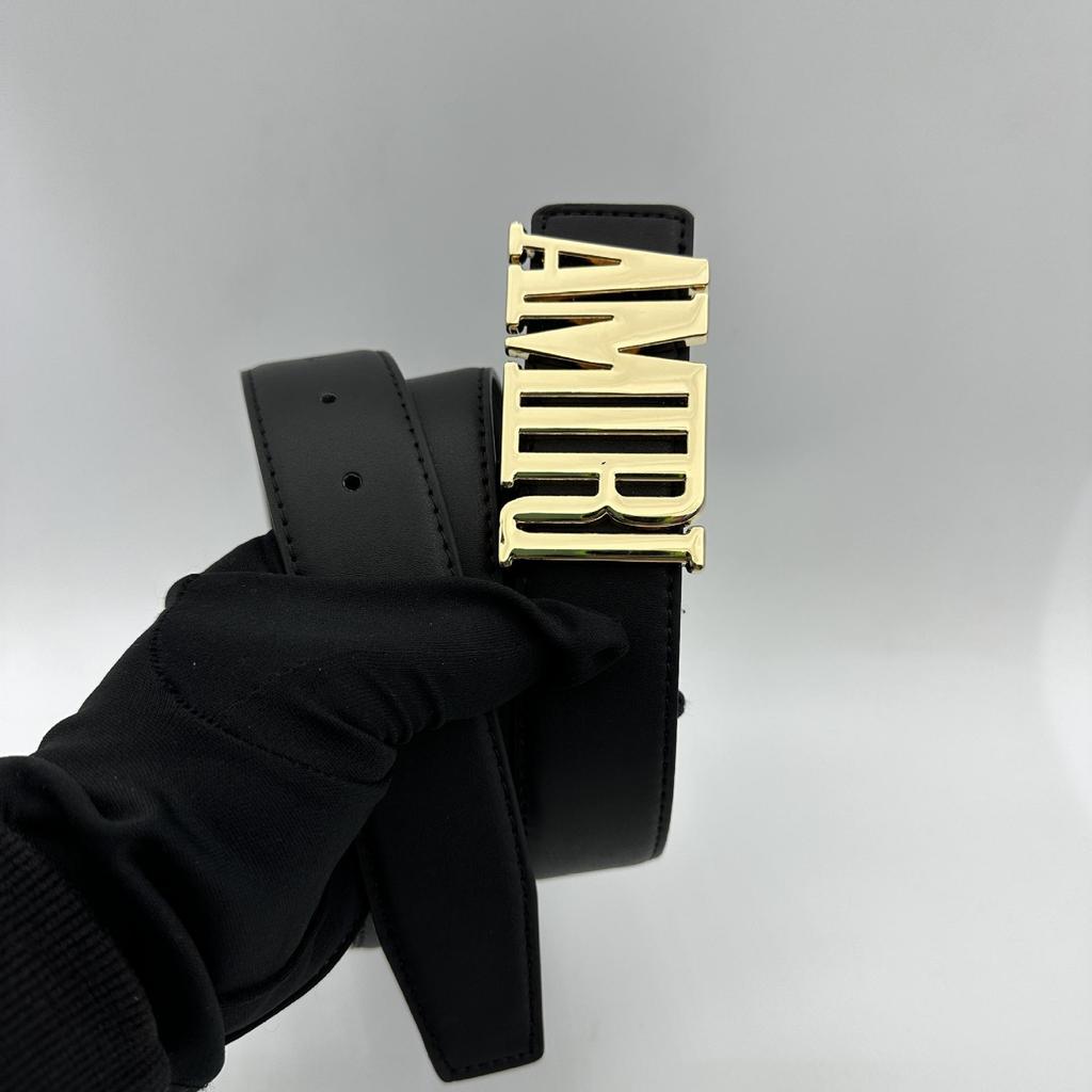 Мужской стильный кожаный ремень с гладкой пряжкой - Универсальный для бизнеса и моды