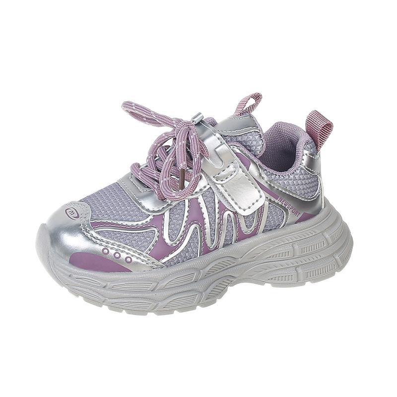 Kids Sneakers Mesh Breathable Boys Girls Running Shoes Thick Soft Sole Autumn New Children Casual Shoes Handsome Non-slip