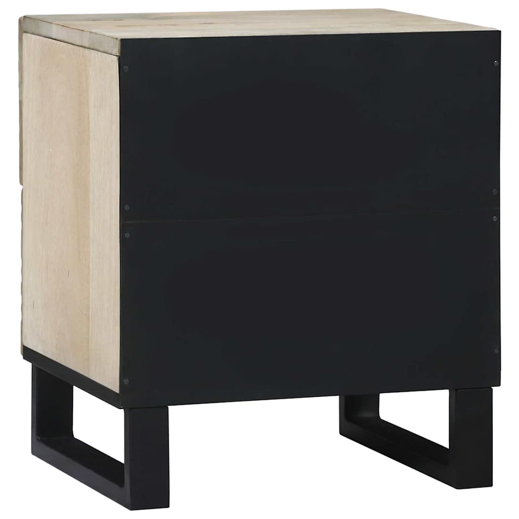 Nightstand White 40 x 33 x 46 cm Particleboard
