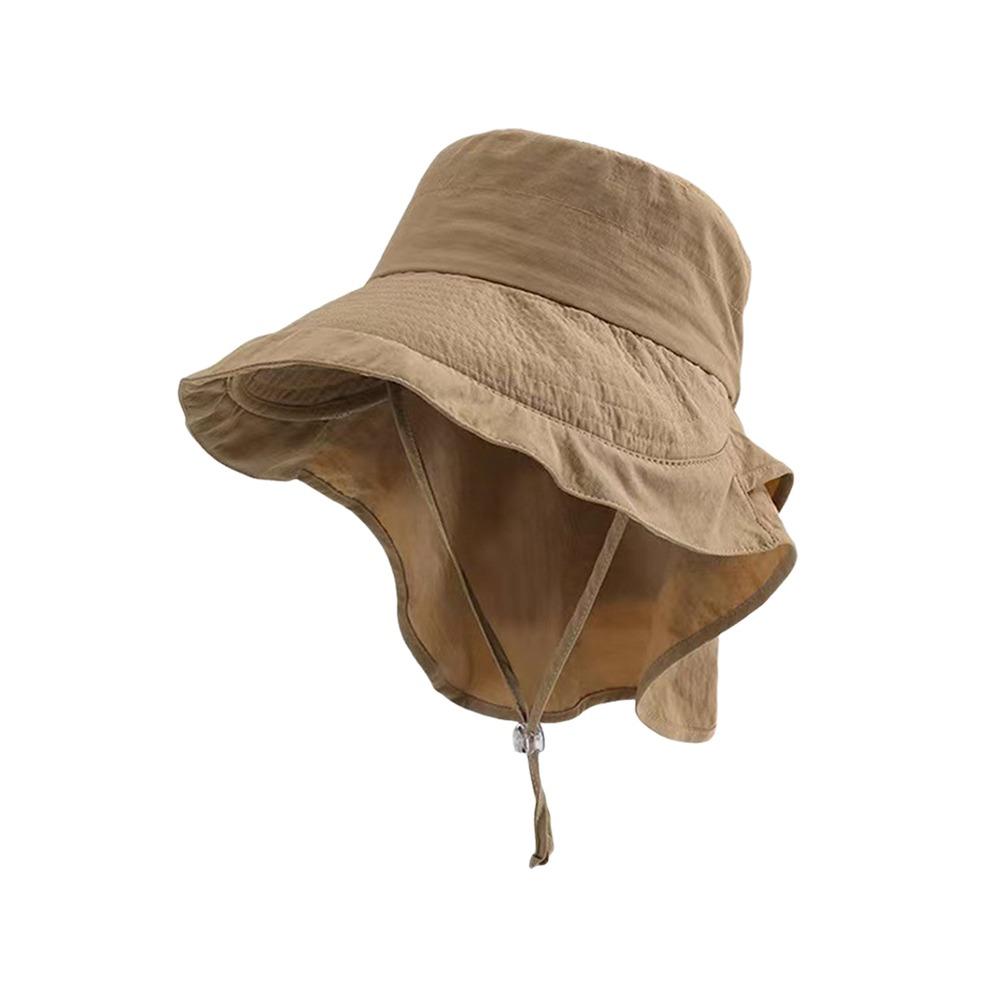 New Adjustable Women's Sun Hat Wide-brimmed Neck Protection Summer Sun Cap UV Protection Outdoor Travel Hiking Hat